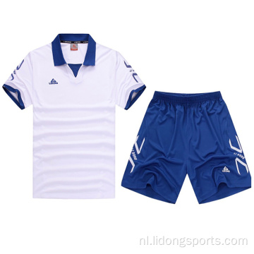 Groothandel aangepaste goedkope voetbal uniforme set voetbal jersey